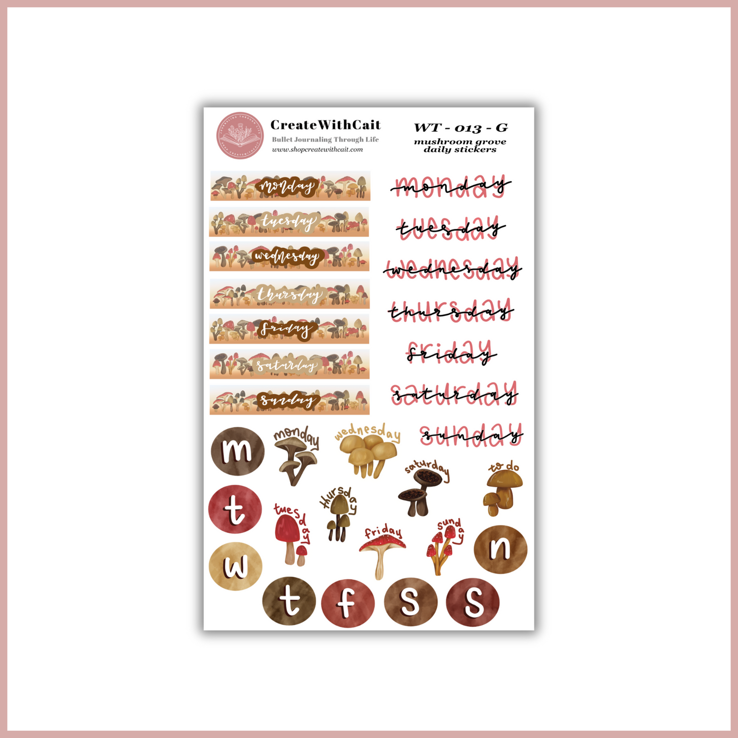 Mushroom Grove Monthly Kit
