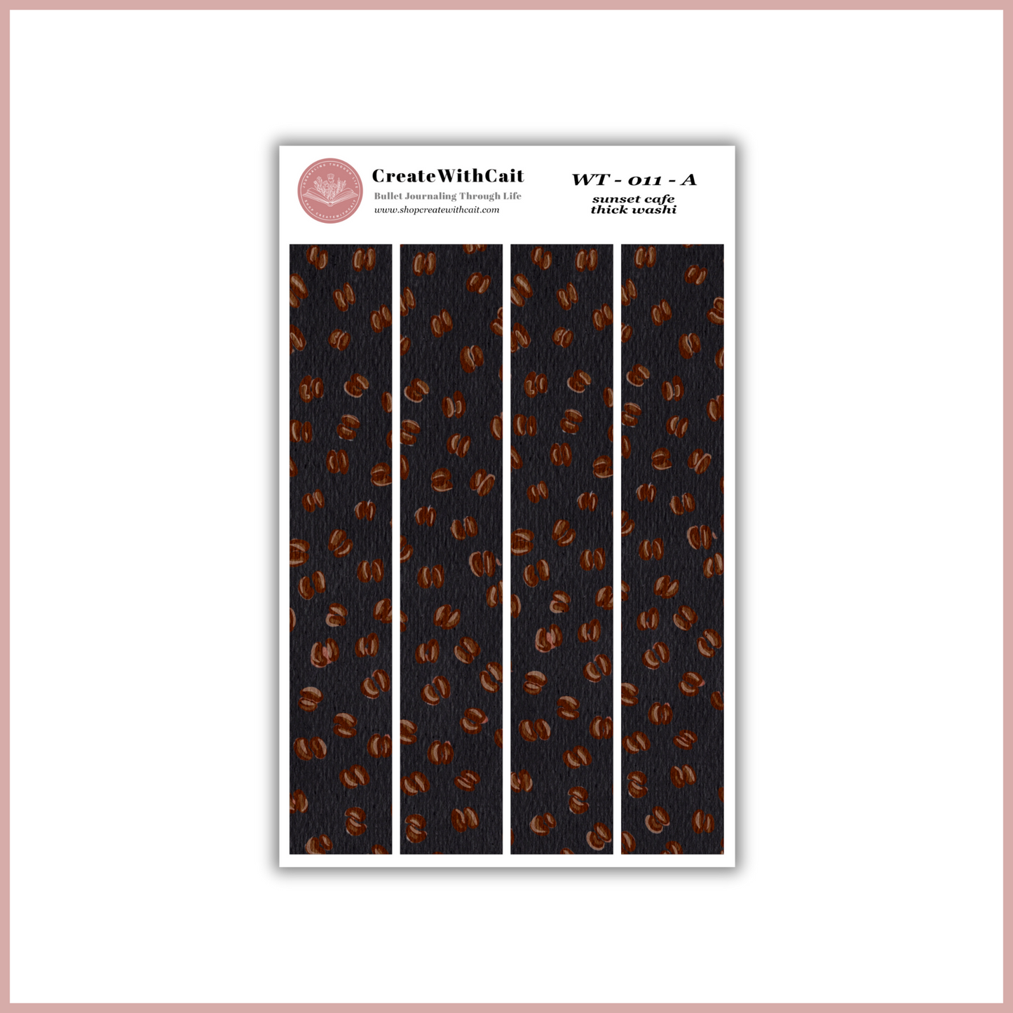 Sunset Cafe Washi Tape