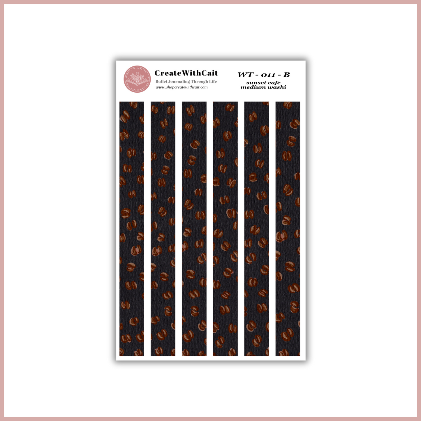 Sunset Cafe Washi Tape