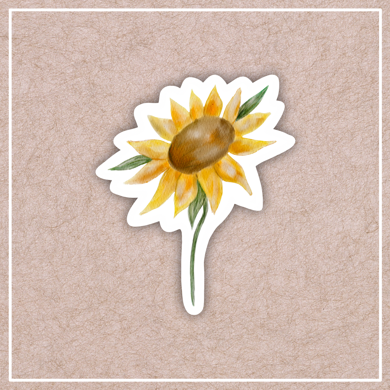 Sunflower Sticker