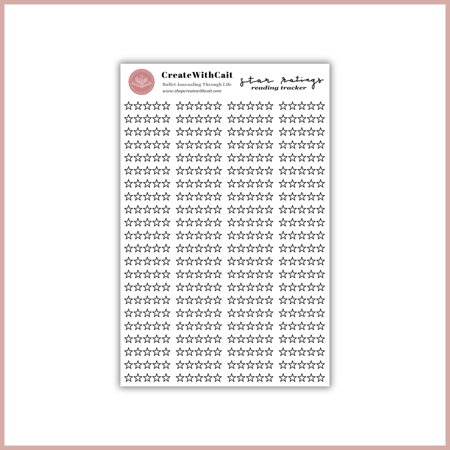 Star Ratings (Reading Journal Tracker)