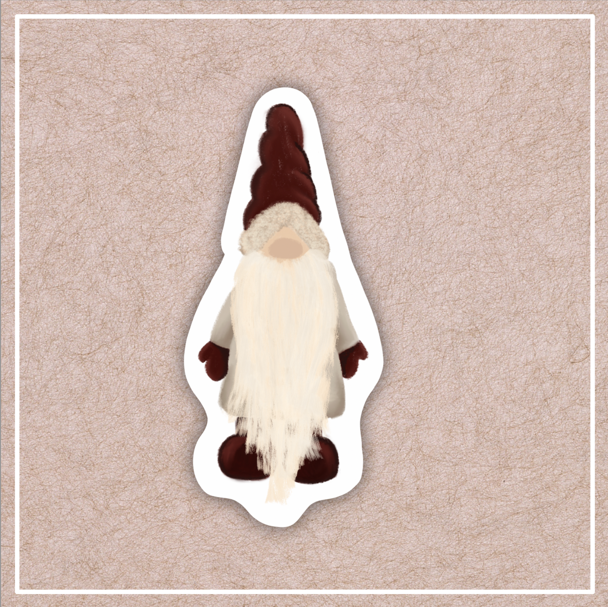 Christmas Gnomes Vinyl Sticker