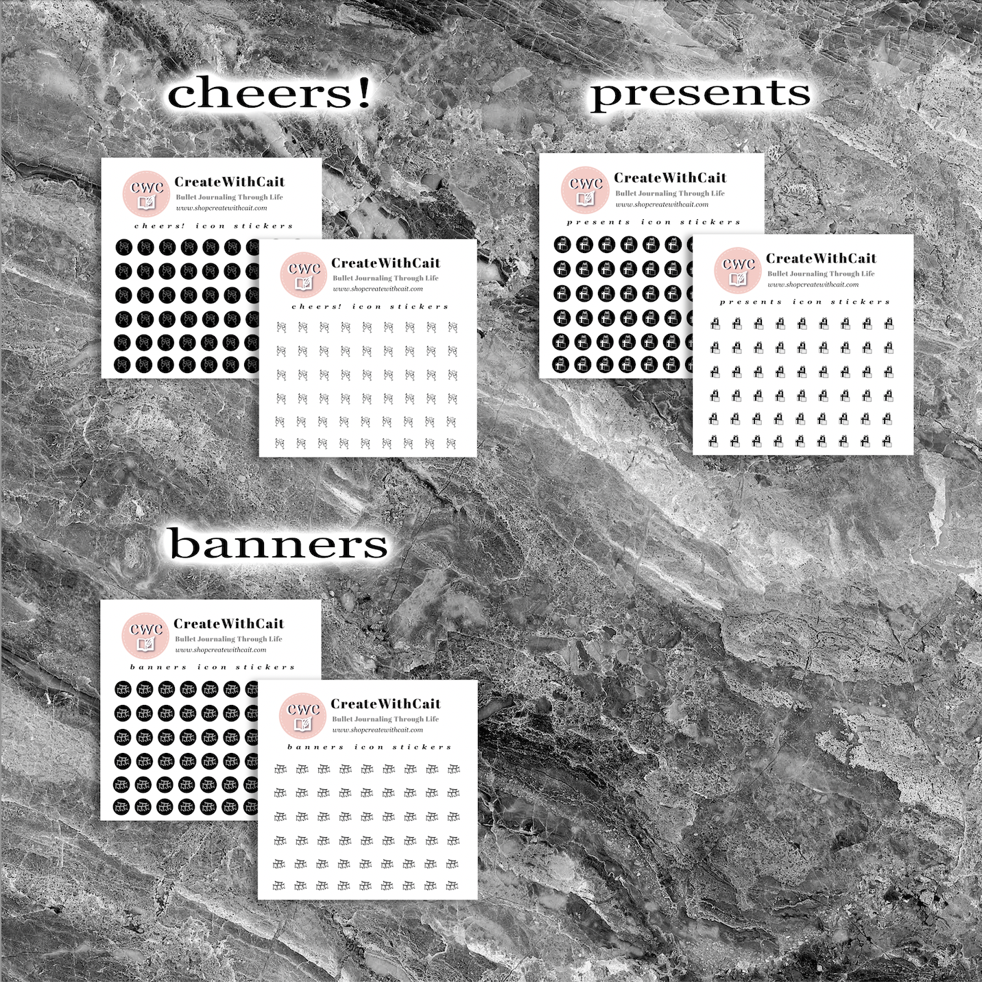 Party Mini Icon Stickers