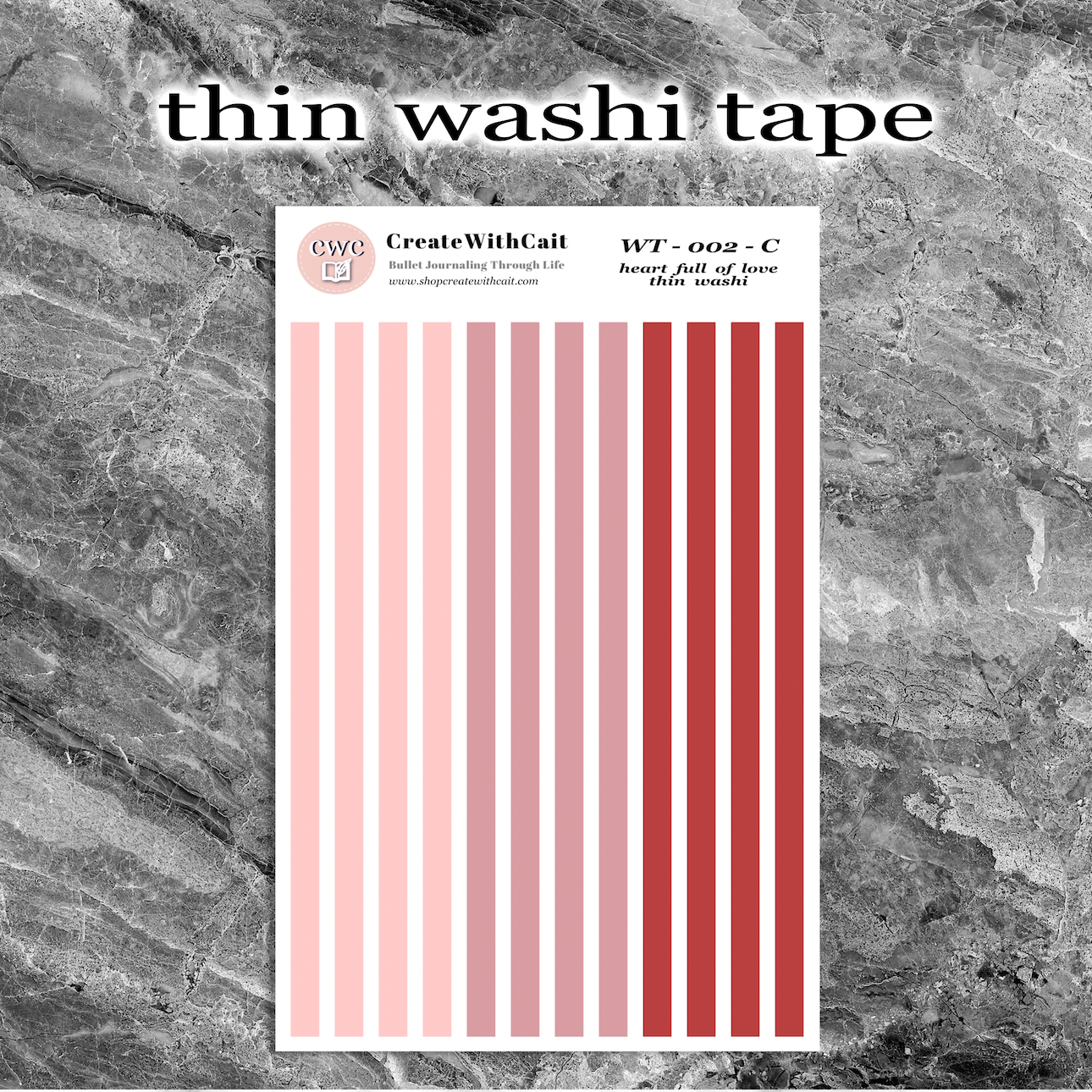 Heart Full Of Love Washi Tape