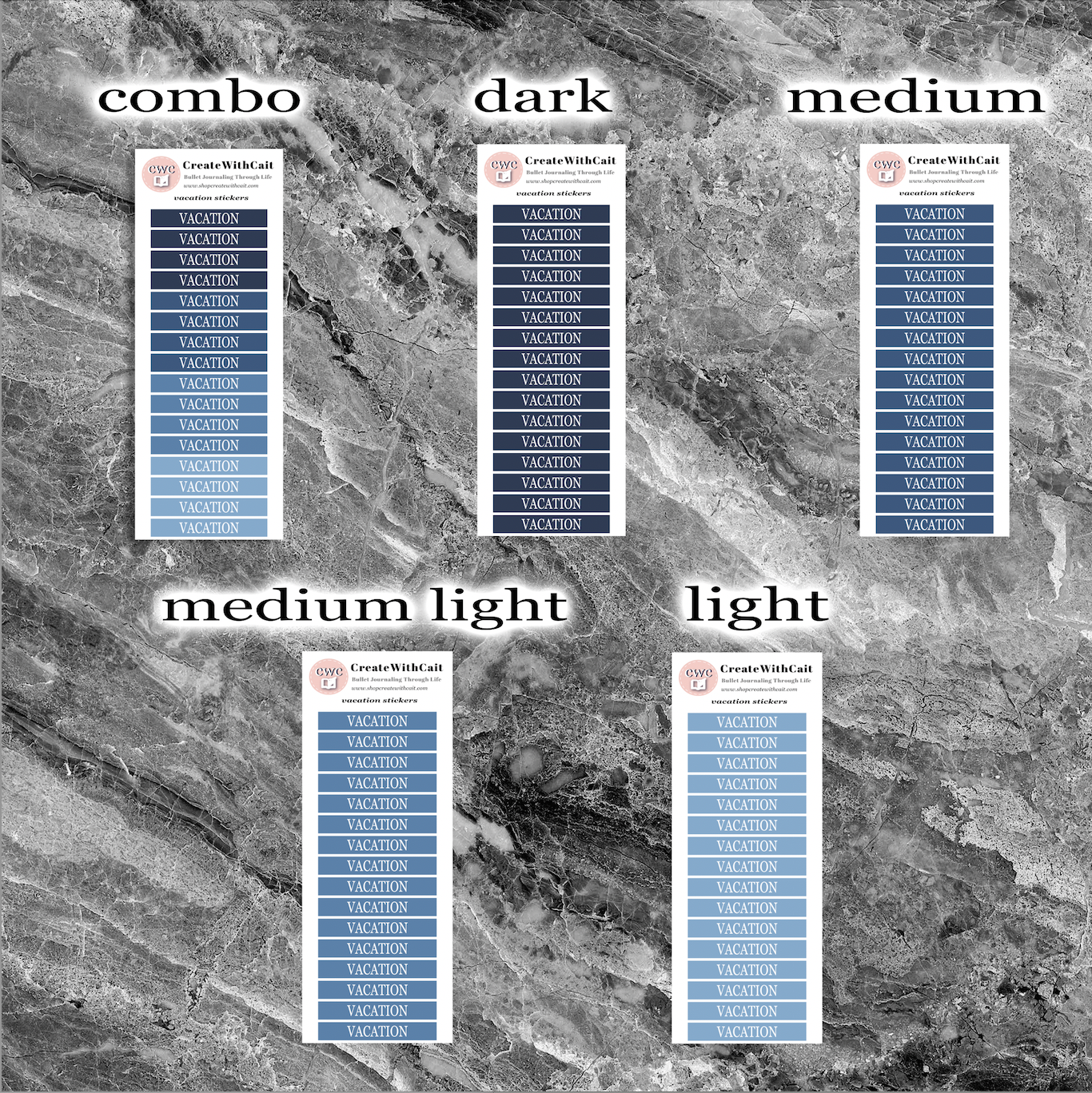 Vacation Banner Sticker