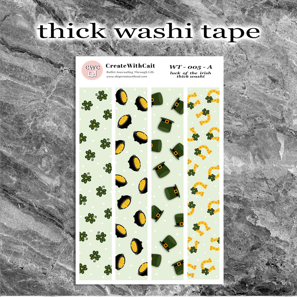Luck Of The Irish Washi Tape