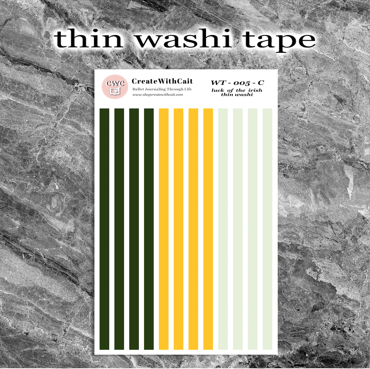 Luck Of The Irish Washi Tape