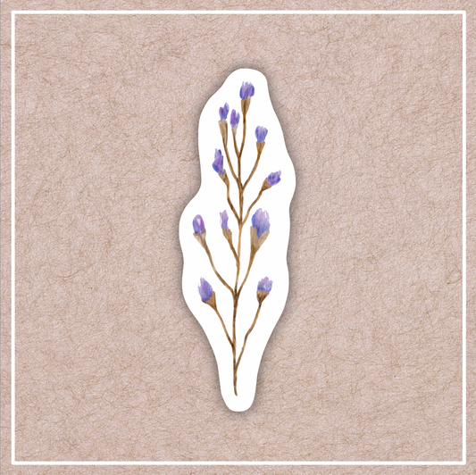 Purple Wildflower Sticker