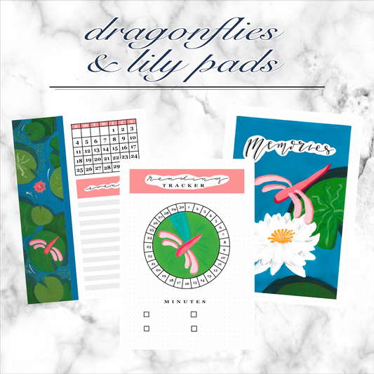 Dragonflies and Lily Pads Monthly Kit