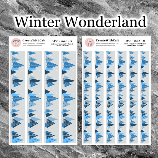 Winter Wonderland Washi Tape