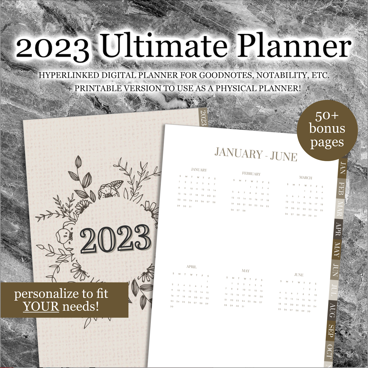 2023 Ultimate Digital Portrait Planner